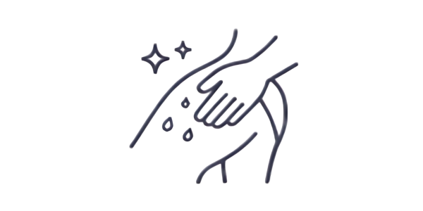 icono de masaje drenaje linfático manual